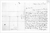 Nelson's first letter with his left hand by Horatio Nelson