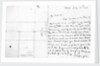 Nelson's first letter with his left hand by Horatio Nelson