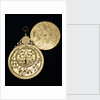 Astrolabe: obverse and plate by Muhammad Mahdi al-Yazdi
