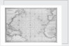 Printed chart of the North Atlantic Ocean by French Admiralty by Depot De La Marine