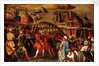 The Siege of Malta:Turkish bombardment of Birgu, 6 July 1565 by Matteo Perez d'Aleccio