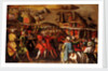 The Siege of Malta:Turkish bombardment of Birgu, 6 July 1565 by Matteo Perez d'Aleccio