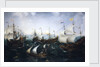 Heemskerk's defeat of the Spaniards at Gibraltar, 25 April 1607 by Cornelis Claesz van Wieringen