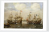 An engagement between the Spanish and the Dutch, circa 1630 by Cornelisz Verbeecq