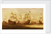 Witte de With's action with Dunkirkers off Nieuport, 1641 by Jacob Gerritsz Loeff