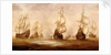 Witte de With's action with Dunkirkers off Nieuport, 1641 by Jacob Gerritsz Loeff