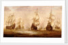Witte de With's action with Dunkirkers off Nieuport, 1641 by Jacob Gerritsz Loeff