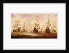 Witte de With's action with Dunkirkers off Nieuport, 1641 by Jacob Gerritsz Loeff
