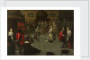 Charles II dancing at The Hague, May 1660 by Gonzales Coques
