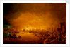 The Fire of London, September 1666 by British School