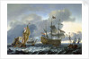 The Dutch attack on the Medway: 'Royal Charles' carried into Dutch waters by Ludolf Bakhuizen