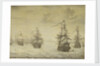 Dutch attack on Harwich, July 1667 by Willem van de Velde the Elder