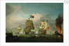 The burning of HMS 'Royal James' at the Battle of Solebay, 28 May 1672 by Peter Monamy