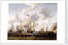 The 'Golden Leeuw' engaging 'The Royal Prince' at the Battle of the Texel, 11 August 1673' by Abraham Storck
