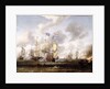 The 'Golden Leeuw' engaging 'The Royal Prince' at the Battle of the Texel, 11 August 1673' by Abraham Storck