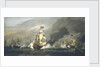 The Battle of the Texel, 11-21 August 1673 by Willem Van de Velde the Younger