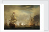 The Battle of the Texel, 11-21 August 1673 by Willem Van de Velde the Younger