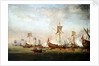 Departure of William of Orange and Princess Mary for Holland, 19 November 1677 by Willem Van de Velde the Younger