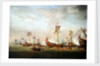 Departure of William of Orange and Princess Mary for Holland, 19 November 1677 by Willem Van de Velde the Younger