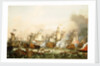 The Battle of Barfleur, 19 May 1692 by Ludolf Bakhuizen