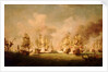 The Battle of Barfleur, 19 May 1692 by Richard Paton