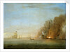 Destruction of the 'Soleil Royal' at the Battle of La Hogue, 23 May 1692 by Peter Monamy
