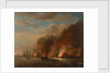 The burning of the 'Soleil Royal' at the Battle of La Hogue, 23 May 1692 by Willem van de Velde the Elder