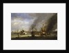 Destruction of the 'Soleil Royal' at the Battle of La Hogue, 23 May 1692 by Adriaen van Diest