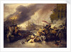 The Battle of La Hogue, 23 May 1692 by George Chambers