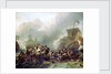The Battle of Texel, 11 August 1673 by Ludolf Bakhuizen