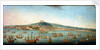 View of the bay of Naples with Admiral Byng's fleet at Anchor, 1 August 1718 by Gaspar Butler