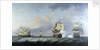 The capture of the 'Marquise d'Antin' and 'Louis Erasme' by the English Privateers 'Duke' and 'Prince Frederick' by Charles Brooking