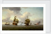 The capture of the 'Glorioso', 8 October 1747 by Charles Brooking