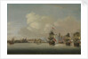 HMS 'Monmouth' burning the French frigate 'Rose', 1 July 1758 by Dominic Serres the Elder