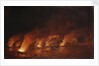 French fireships attacking the English fleet off Quebec, 28 June 1759 by Dominic Serres the Elder