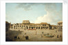 The piazza at Havana by Dominic Serres the Elder