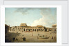 The piazza at Havana by Dominic Serres the Elder