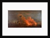 The burning of the Turkish fleet in Chesme Bay, 7 July 1770 by Richard Paton