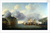 Forcing a passage of the Hudson River, 9 October 1776 by Thomas Mitchell