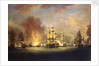 The Moonlight Battle: the Battle off Cape St Vincent, 16 January 1780 by Richard Paton