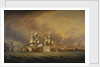 The Battle of the Saints, 12 April 1782 by Thomas Mitchell