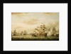 The Battle of the Saints, 12 April 1782, end of the action by Thomas Whitcombe