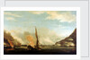 Destruction of the floating batteries at Gibraltar, 13 September 1782 by Thomas Whitcombe