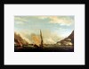 Destruction of the floating batteries at Gibraltar, 13 September 1782 by Thomas Whitcombe