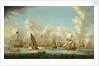 Naval review at Spithead, 1767 by Francis Swaine