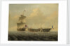 Action between HMS 'Blanche' and the 'Pique', 5 January 1795 by John Thomas Baines