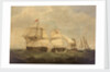 HMS 'Dido' and 'Lowestoft' in action with 'Minerve' and 'Artemise', 24 June 1795 by unknown
