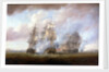 The capture of the 'Resistance' and 'Constance' by HMS 'San Fiorenzo' and 'Nymphe', 9 March 1797 by Nicholas Pocock