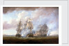 The capture of the 'Resistance' and 'Constance' by HMS 'San Fiorenzo' and 'Nymphe', 9 March 1797 by Nicholas Pocock