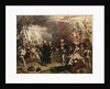 Admiral Duncan receiving the sword of the Dutch Admiral de Winter at the Battle of Camperdown, 11 October 1797 by Samuel Drummond